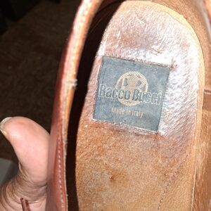 Bacco Bucci Men's Brown Leather Shoes